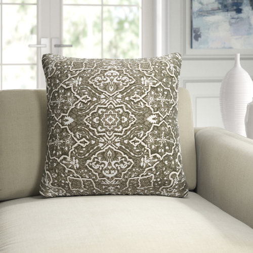 Caitlyn Embroidered Linen Pillow Cover & Reviews Birch Lane